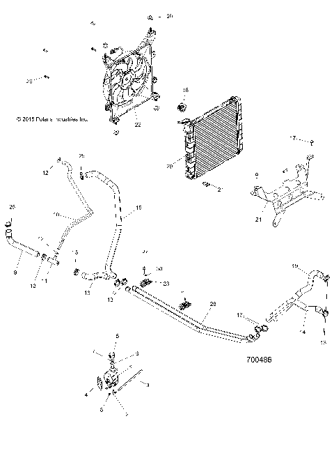 ENGINE, COOLING SYSTEM - R16RCA57A1/A4/B1/B4 (700486)