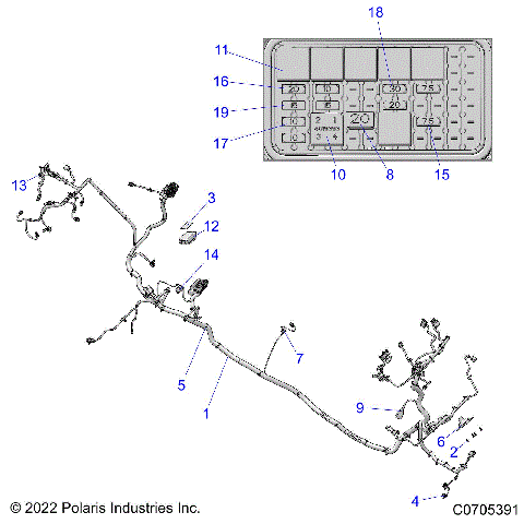 ELECTRICAL, WIRE HARNESS - R23RSE99NJ (C0705391)