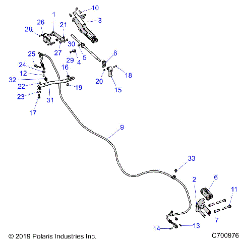BRAKES, PARK BRAKE - R20RRED4F1/N1/SD4C1 (C700976)