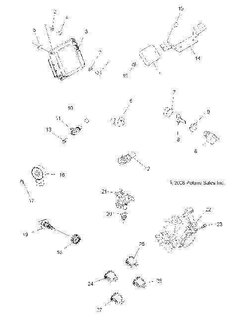 ELECTRICAL, SWITCHES and SENSORS and ECM - A08TN50AT/AX/AZ (49ATVELECT08SPX2)