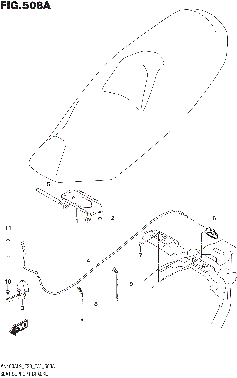 SEAT SUPPORT BRACKET