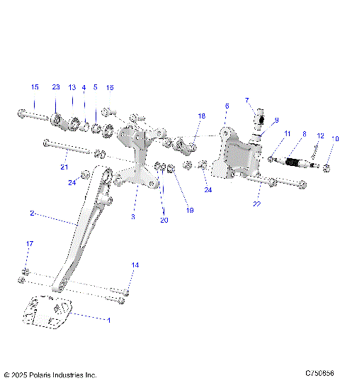BRAKES, PEDAL - Z25RRL2KAL (C750856)