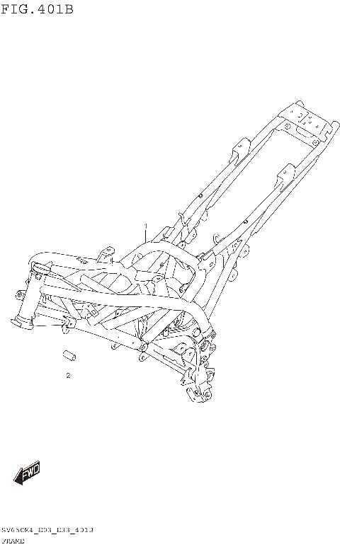 FRAME (SV650M4 E33)