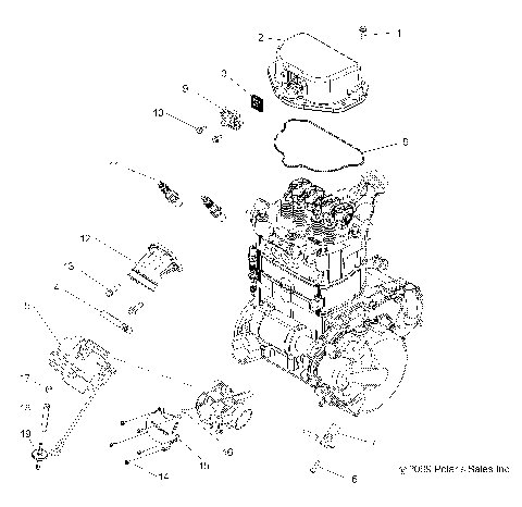ENGINE, THROTTLE BODY and VALVE COVER - R09VH76FX (49RGRTHROTTLEBODY08VISTA)