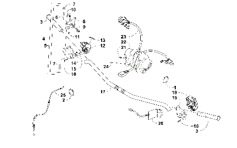 HANDLEBAR AND CONTROLS [86598]