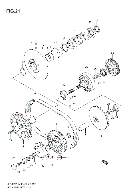 TRANSMISSION (1)(MODEL K7/K8/K9)