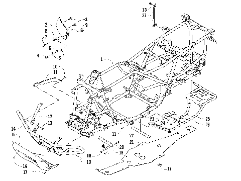 FRAME AND RELATED PARTS [84496]