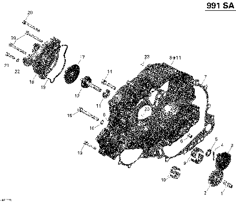 01- Clutch Cover And Water Pump