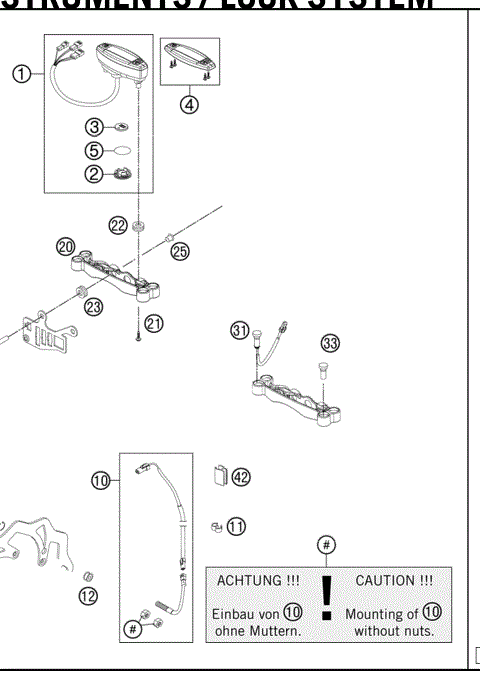 INSTRUMENTS / LOCKSYSTEM 