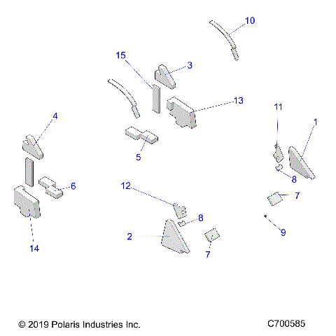 BODY, SEALING FOAM - R21TAS99CK/EK (C700585)