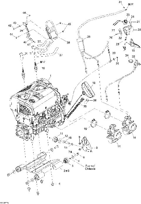 01- Engine And Engine Support 550F