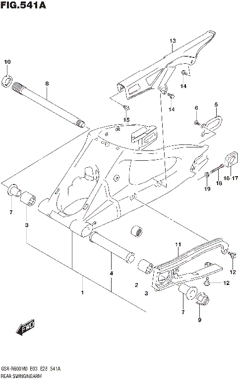 REAR SWINGINGARM