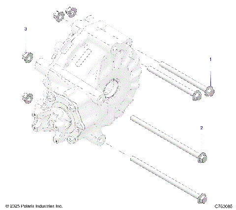 DRIVE TRAIN, GEARCASE MOUNTING, REAR- Z26RRE2KAL (C760085)