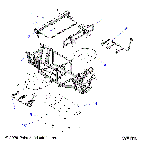 CHASSIS, FRAME - R21MAAE4G8/G9 (701110)