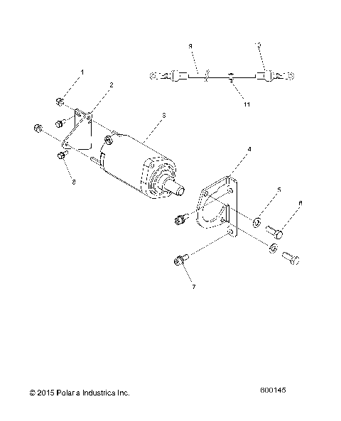 ENGINE, STARTER MOTOR - S19SJA5BSL/BEL (49SNOWSTARTER14550)