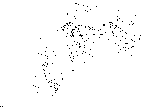 09- Bottom Pan MXZ - 850 E-TEC - Package Blizzard