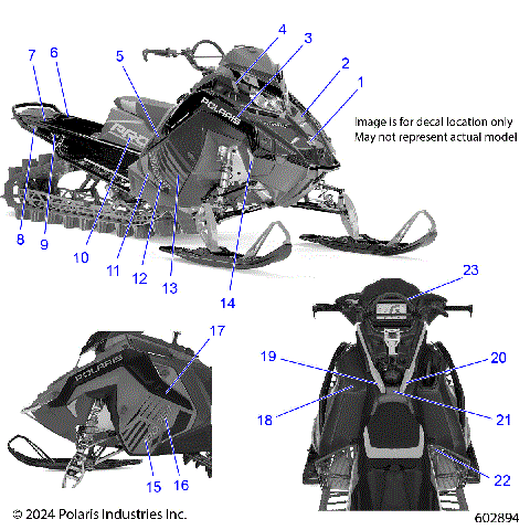 BODY, DECAL, MARMALADE ORANGE SIDE PANEL - S25TFM8MS (602894)