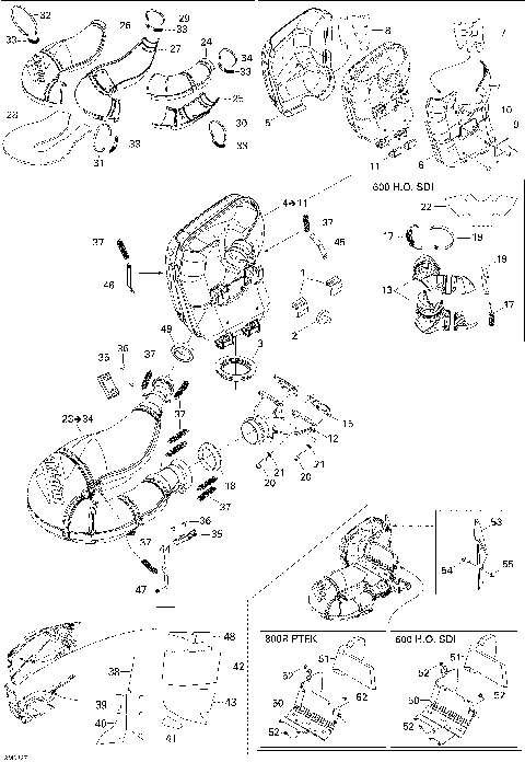 01- Exhaust System 800R