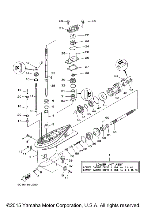 LOWER CASING DRIVE 1