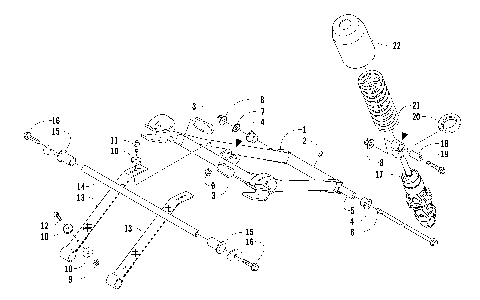 REAR SUSPENSION FRONT ARM ASSEMBLY [91836]
