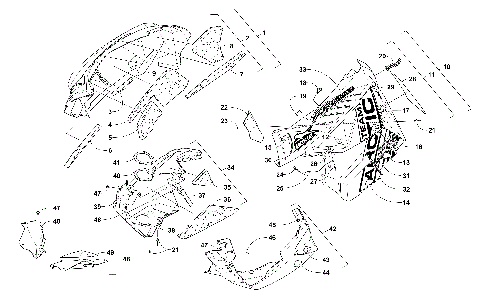 SKID PLATE AND SIDE PANEL ASSEMBLY [104903]