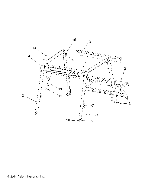 CHASSIS, CAB FRAME - R16RMA57A1/A4/A9/L1/E57AS/EA9/HAR (49RGRFRAME15570)