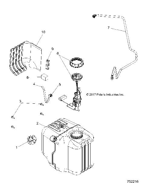 BODY, FUEL TANK ASM. - R18RCA57A1/B1/A4/B4/B1/N1 (702216)
