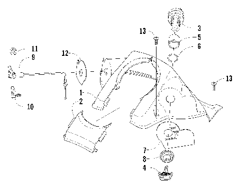 CONSOLE AND SWITCH ASSEMBLY [77897]