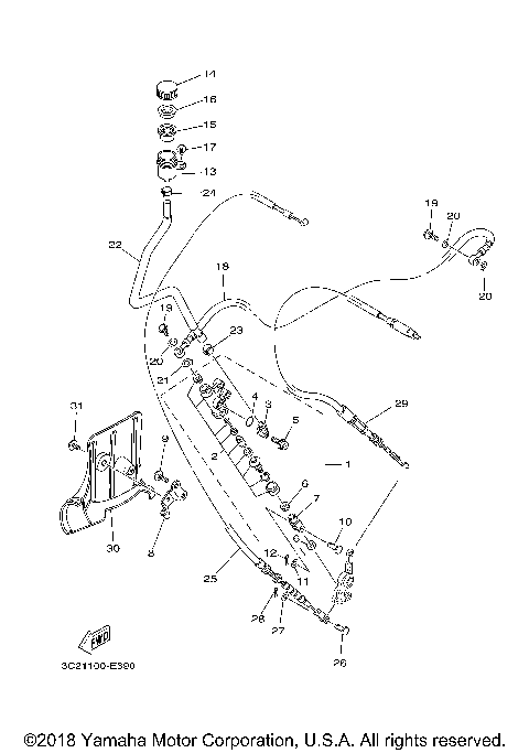 REAR MASTER CYLINDER
