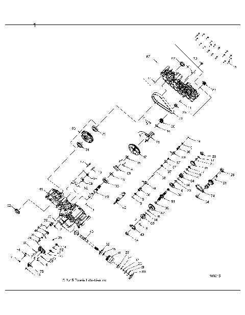 DRIVE TRAIN, MAIN GEARCASE - A16SUH57N6 [100316]