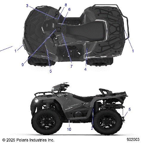 BODY, DECALS, STANDARD - A26SEE57C8/E8 (901053-01)