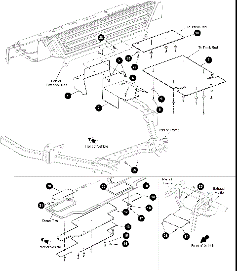 EXHAUST HEAT SHIELDS