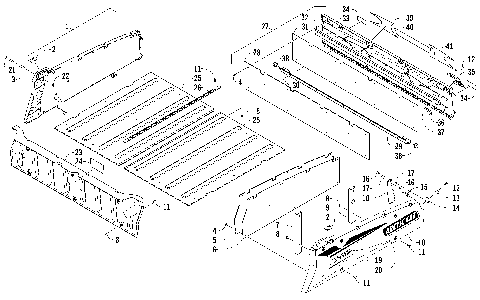 CARGO BOX AND TAILGATE ASSEMBLY [97524]