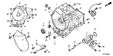 REAR CRANKCASE COVER