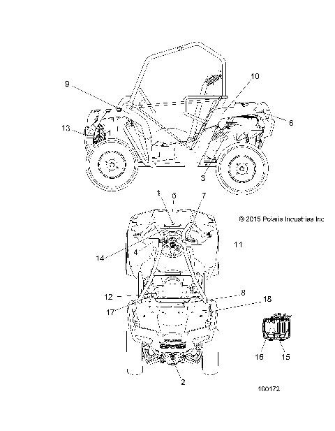 BODY, DECALS - A16DAA32A1/A7 (100172)