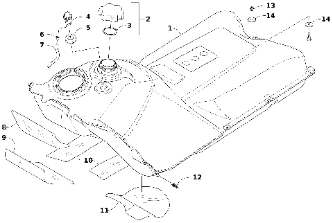 GAS TANK ASSEMBLY [106824]