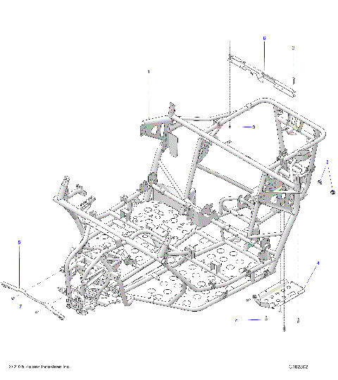CHASSIS, FRAME - Z25HCA18A4/A7/B4/B7 (C102802)