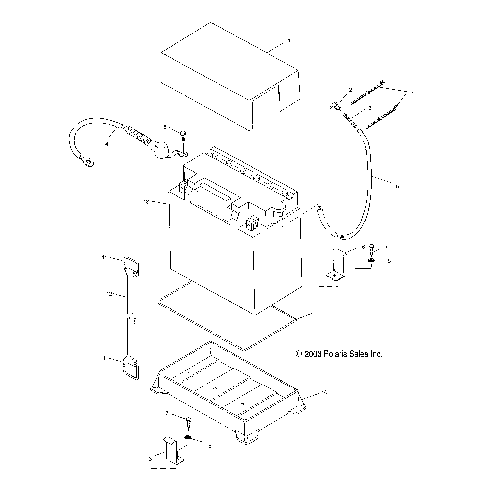 BATTERY BOX - W045402DA (4990599059A14)