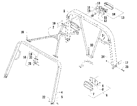 CANOPY AND TAILLIGHT ASSEMBLY [90815]