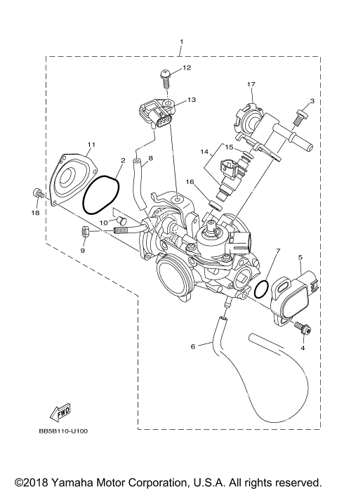 THROTTLE BODY ASSY 1