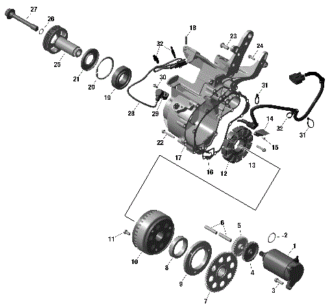 01- ROTAX - Magneto and Electric Starter