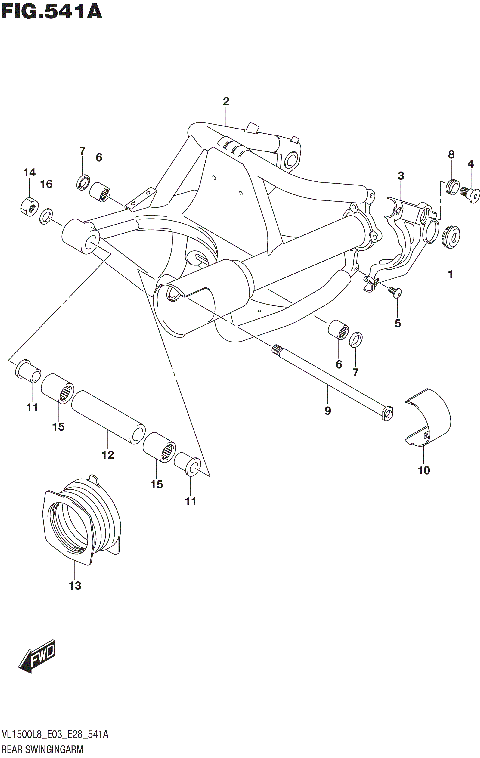 REAR SWINGINGARM