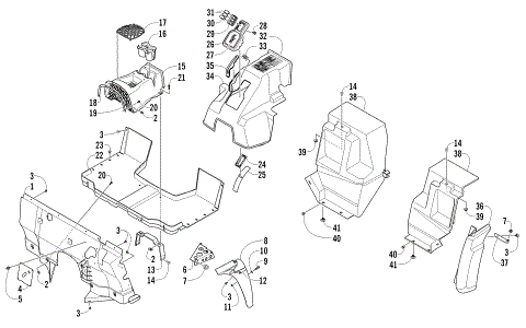CONSOLE AND FLOOR PANEL ASSEMBLY