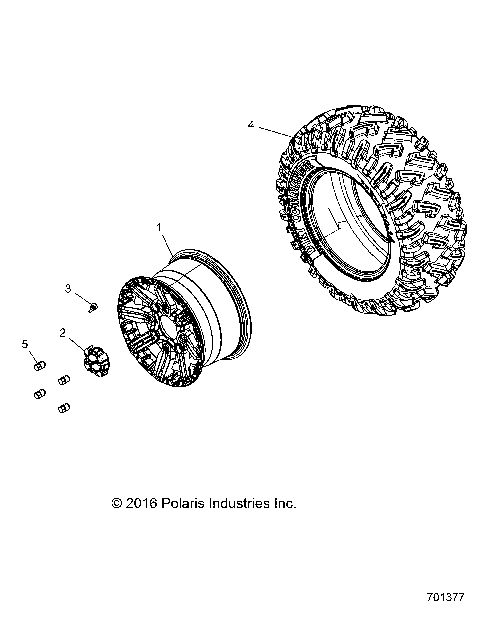WHEELS, REAR - R18RHE99NK (701377)