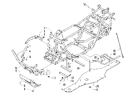 FRAME AND RELATED PARTS [88684]