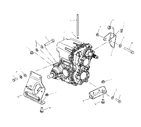 TRANSMISSION MOUNTING - A10RF50AB (4970927092B02)