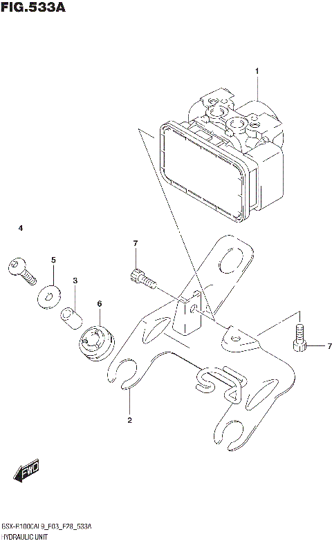 HYDRAULIC UNIT (GSX-R1000A)