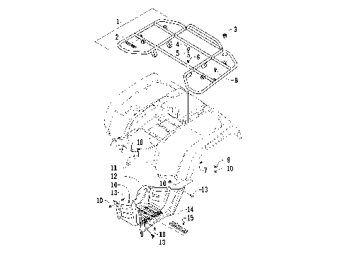 REAR RACK AND FOOTWELL ASSEMBLIES [88682]