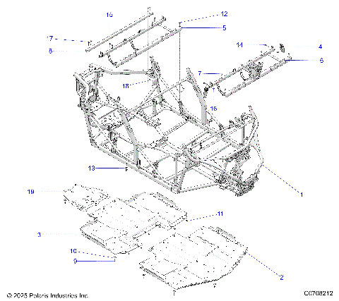 CHASSIS, MAIN FRAME AND SKID PLATES