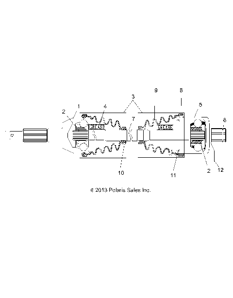 DRIVE TRAIN, REAR DRIVE SHAFT - R14RH57FX (49RGRSHAFTDRVRR14570I)